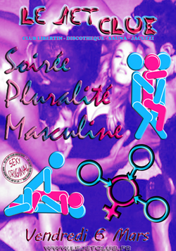 Soirée rouge et noir au Jet Club